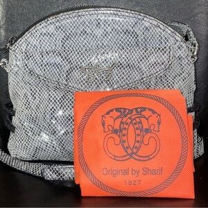 Sharif Silver Crossbody Bag